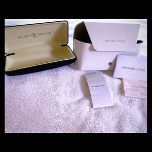 Bundle of TWO Brand New Glasses Case Michael Kors